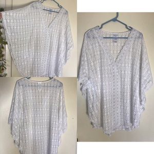 White Swimsuit Cover Up